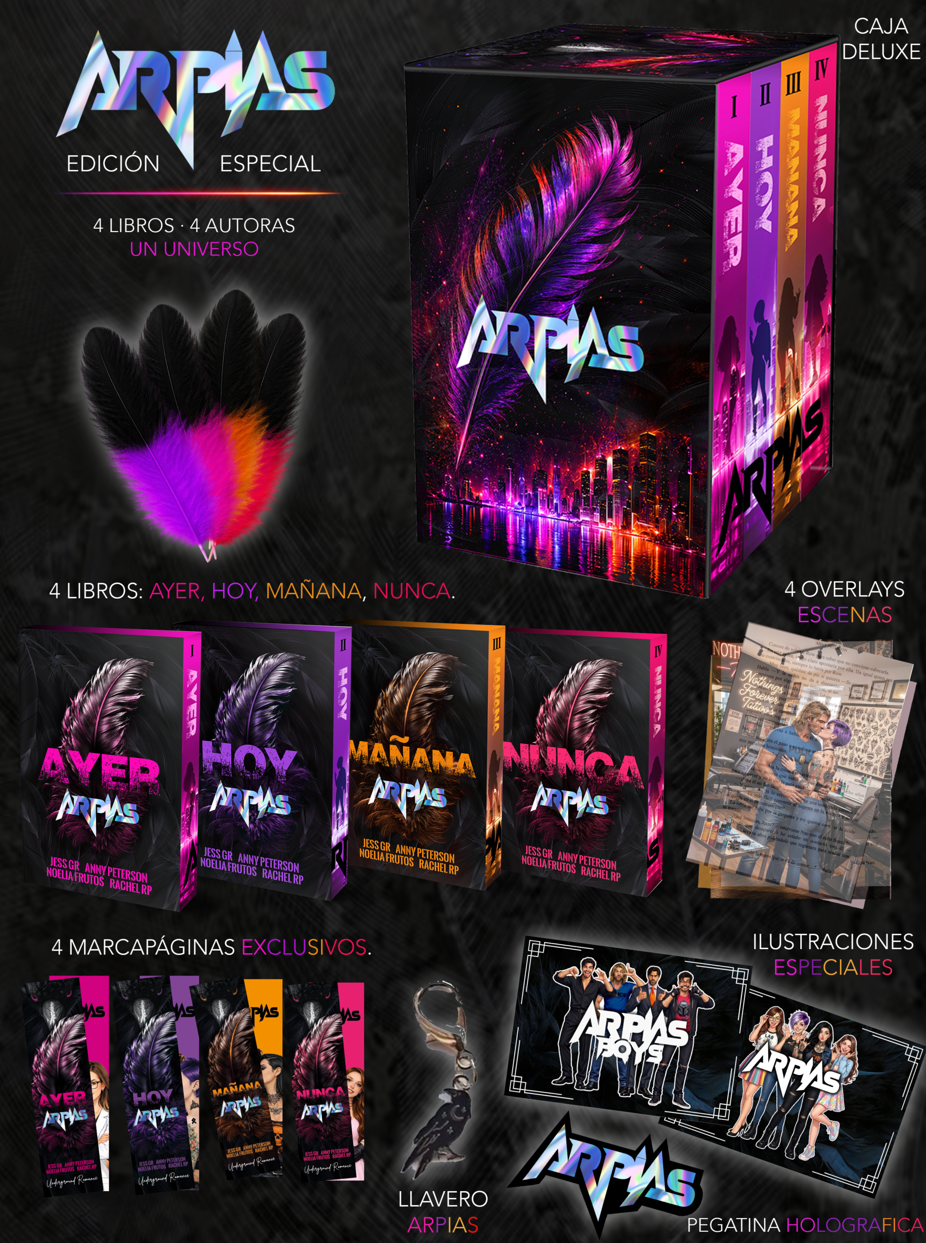 PACK 1: CAJA EDICIÓN ESPECIAL (4 LIBROS)
