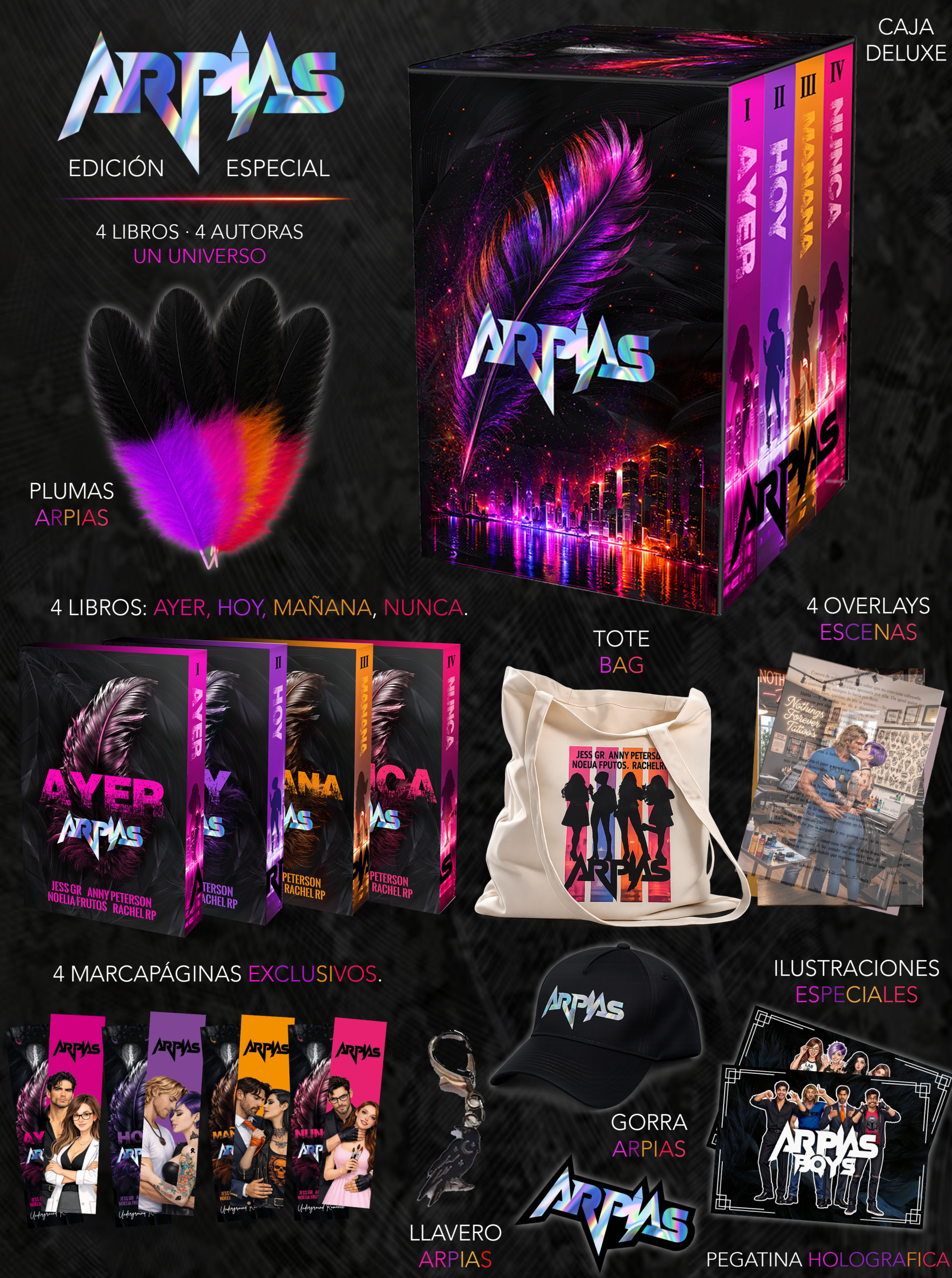 PACK 3: CAJA EDICIÓN ESPECIAL + TOTE + GORRA
