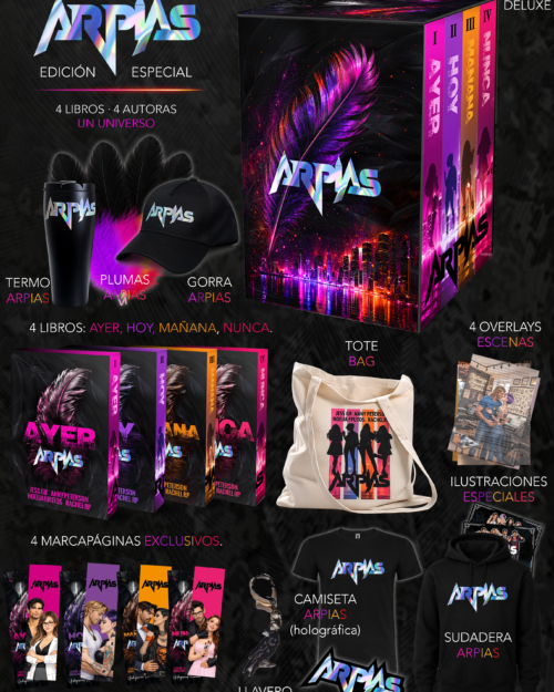 PACK 6: CAJA EDICIÓN ESPECIAL + TOTE + GORRA + CAMISETA + TERMO + SUDADERA